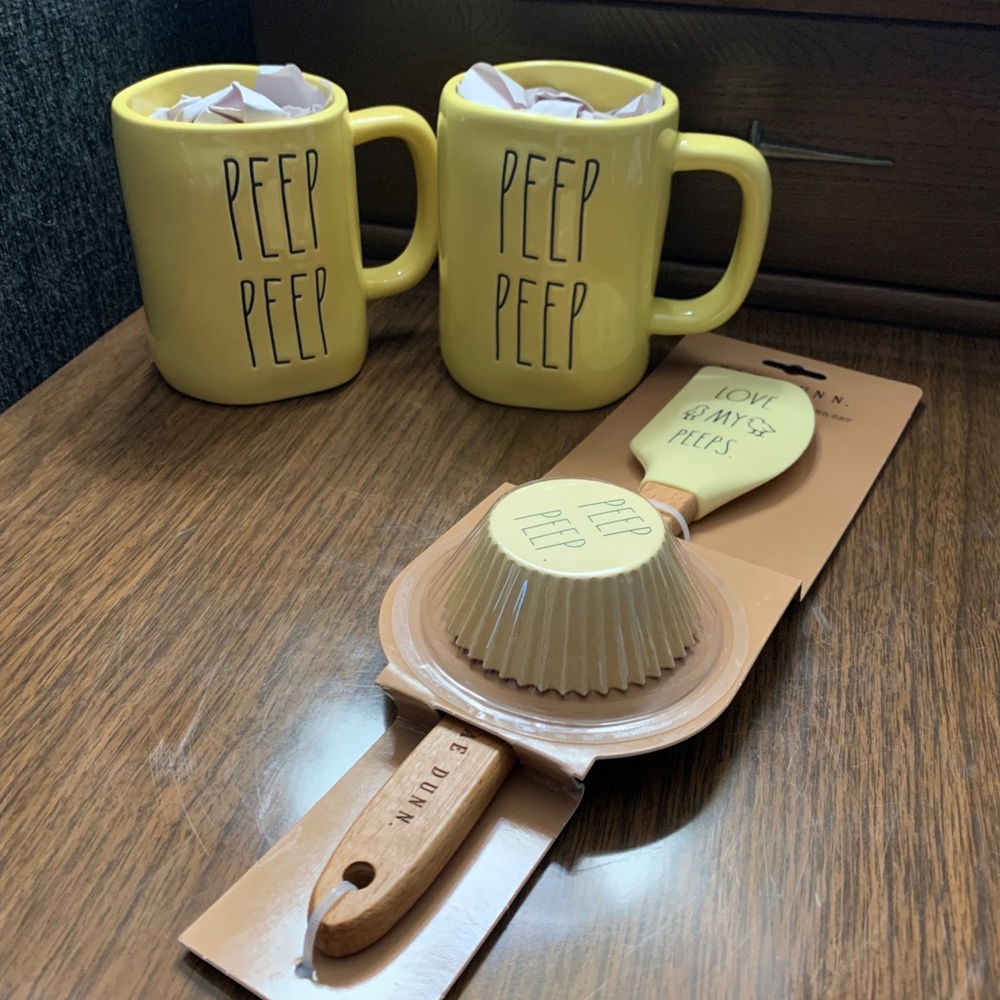 Rae dunn yellow peeps bundle!